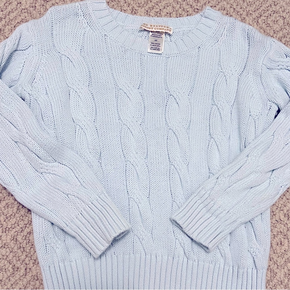 The Beaufort Bonnet Company light blue sweater 4T